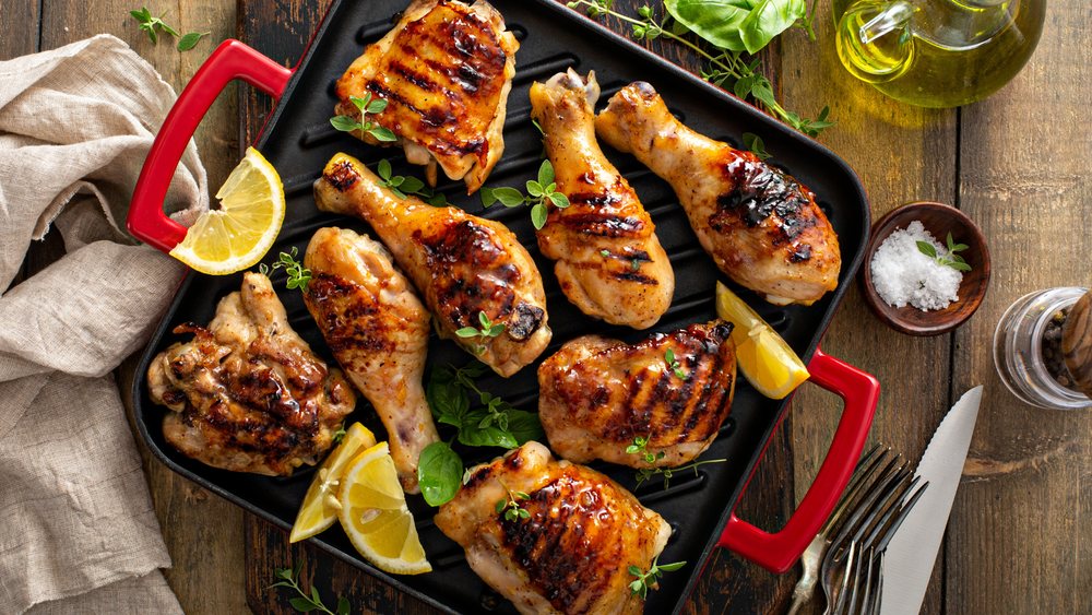 Lean Chicken with Herb Tamari Glaze