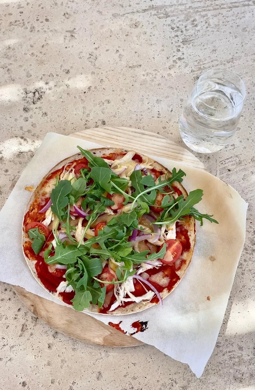 Protein Chicken Pizza